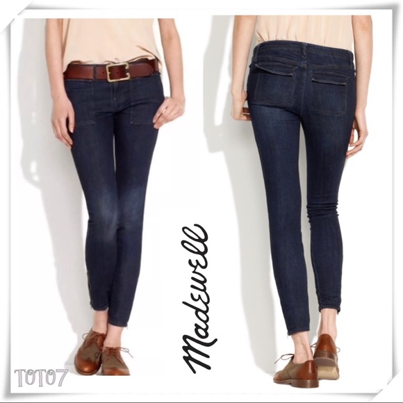 Madewell Denim - NWT Madewell Skinny Switchyard Ankle Zip Legs